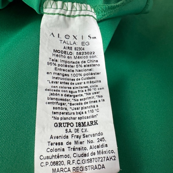 Alexis Women’s Size XL Solid Green Scoop Neck Pullover Stretch Casual Top - Picture 4 of 5